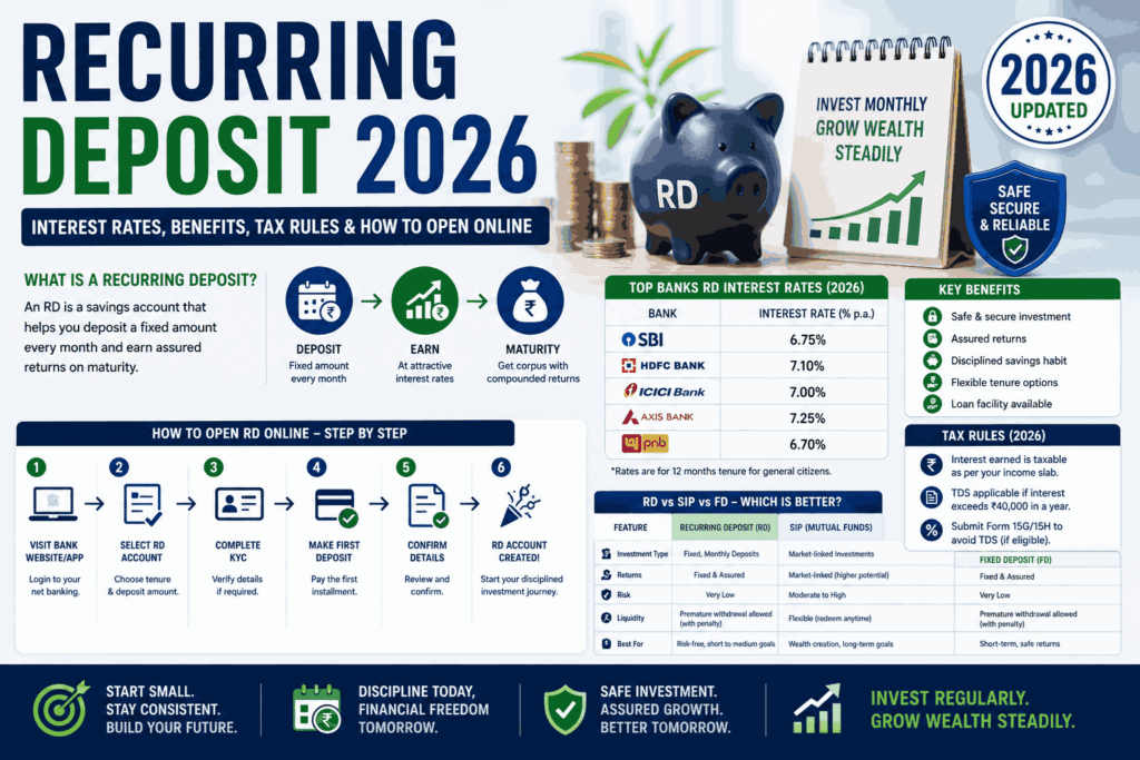 Recurring Deposit (RD) The Smart Saver's Complete Guide for 2026