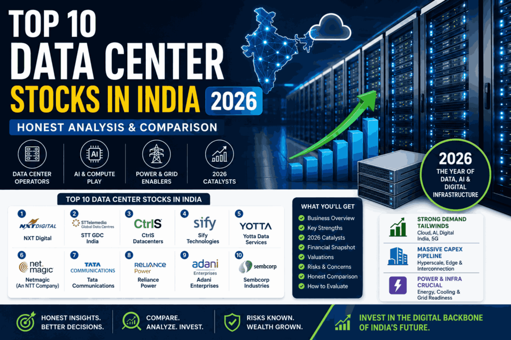Top 10 Data Center Stocks in India 2026 Research-Led Guide