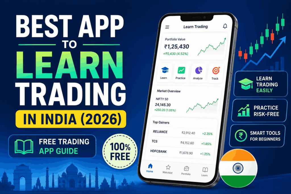 Best App to Learn Trading in India (2026) Free Trading App Guide